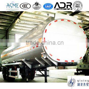 Two axle 36000 liters Stainless Steel Oil Tank Trailer