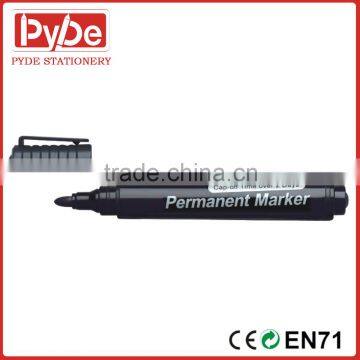 Non-toxic round barrel water proof permanent marker pen