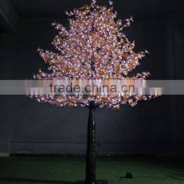 2.8m Plastic Waterproof Artificial Decorative LED Maple Tree Light