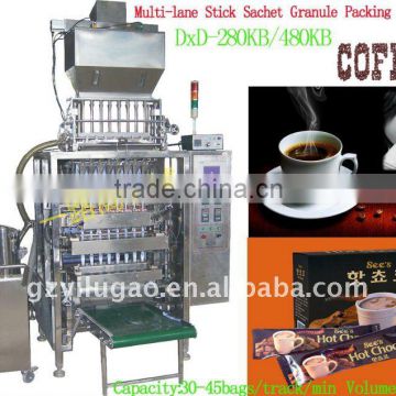 multi-lane stick sachet granule packing machine,coffee sachet packing machine