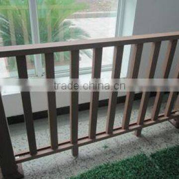 Most popular outdoor garden wood plastic composite ,wpc railing