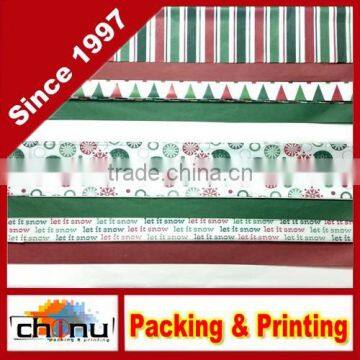 Christmas Tissue Paper Printed and Solid (510043)