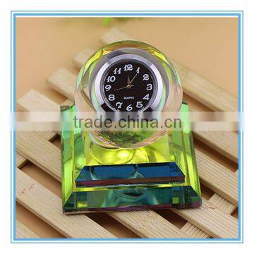 wholesale alibaba crystal clocks for table decor