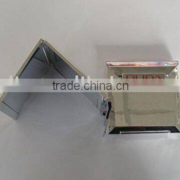 plastic cosmetic mirror with square shape