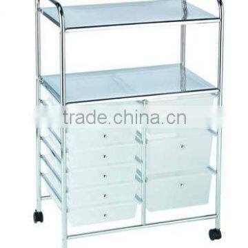 9 Plastic Drawer Storage Cart
