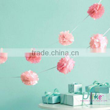 favor tissue pom garland adult birthday party decorations