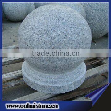 High Quality And Unbreakable Granite Stone Balls White Stone Ball With Foundation
