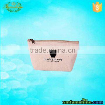 promotional travel cosmetic bag plain canvas