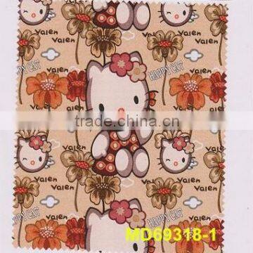 hello kitty transfer PVC thin film / decoration film for PVC leather