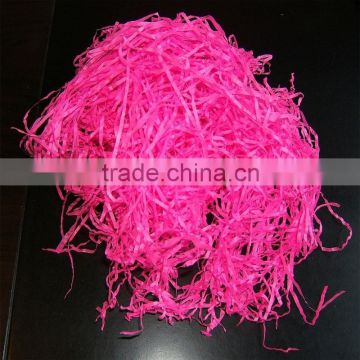 different colors tissue paper shredded paper