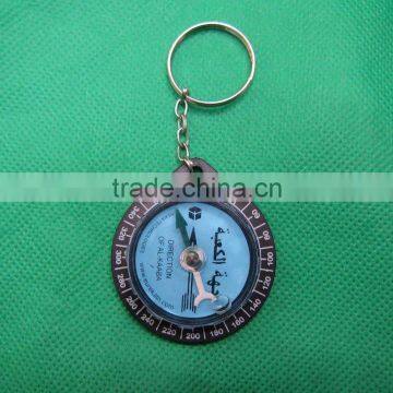 muslim compass key ring