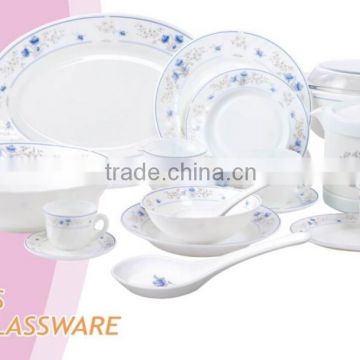 71pcs Opal Glass dinner set dinnerware set