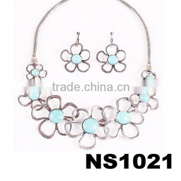 fashion turquoise stones charm costume jewelry factory direct