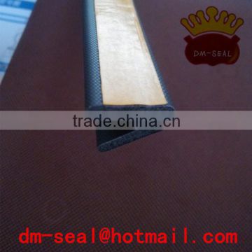 new generation V type intumescent fire door pu sponge door seal