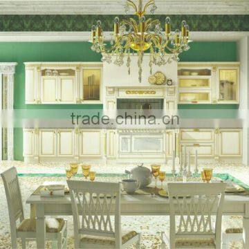 solid wood kitchen cabinet manufacturer in white color