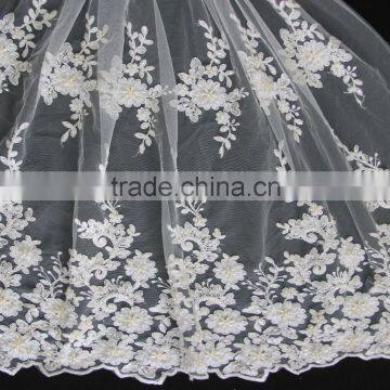 new design beaded and sequin embroidery for evening dress