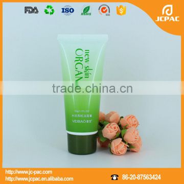 plastic tube for cosmetic, facial cleanser squeeze tube cosmetic packaging