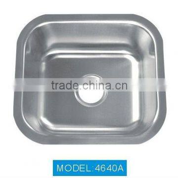 small single bowl stainless steel kitchen