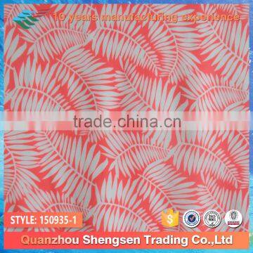 floral leaf printed nylon spandex two piece swimming suit fabric