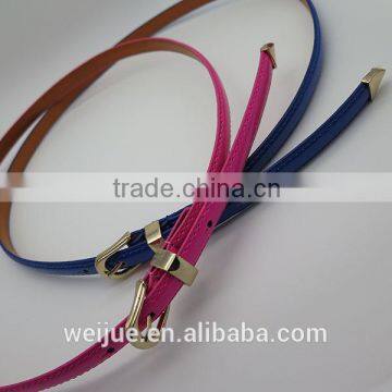 Lady's Fashion Skinny Pearlite Layer Belt photo-2