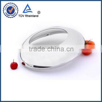 24cm Tempered Lid With Stainless Stee Ring