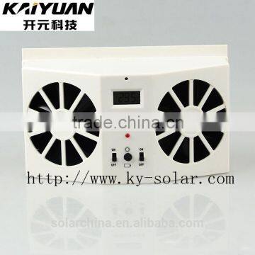 Green and Environmental Portable 2W Auto Cool Solar Outdoor Car Fan