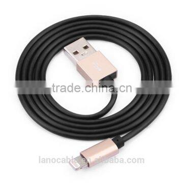 OEM MFi certified TPE jacket 2.4A 8pin usb charging cable