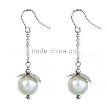 2013 Latest design engagement pearl earring cheap pearl necklace and earring set