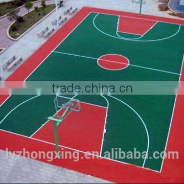 silicon PU tennis court flooring /SI-PU sports floor