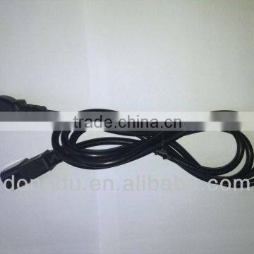 IEC C13 to C14 VDE extension lead