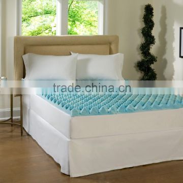 Gel Infused Memory Foam Egg Crate Mattress Topper