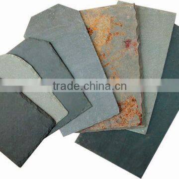 blue grey slate roofing tiles