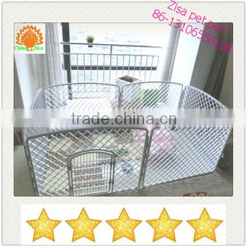 6panels plastic dog pet play pens /crate /kennel /childbirth house