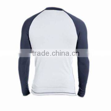 UV Sun Protection Men's Basic Skins Long Sleeve Crew Rash Guard /Surf Tee / Surf Shirt / Sports Wear photo-2