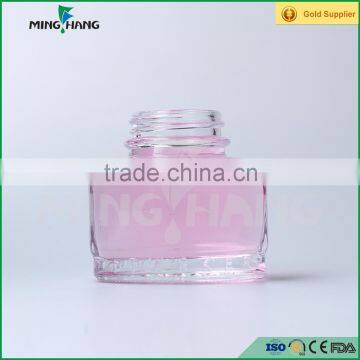 empty glass jam storage jar honey jar