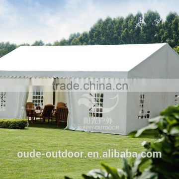 iron pavilion white tent 5m*9m lexury outdoor wedding tent fireproof with curtain