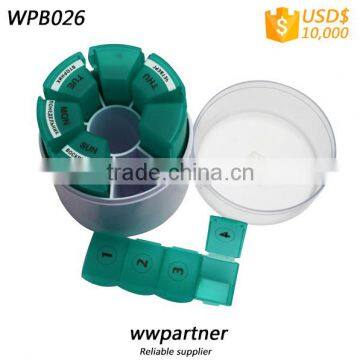 Round Medicine carry case for Promotion