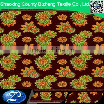 Spandex african wax printed cotton fabric