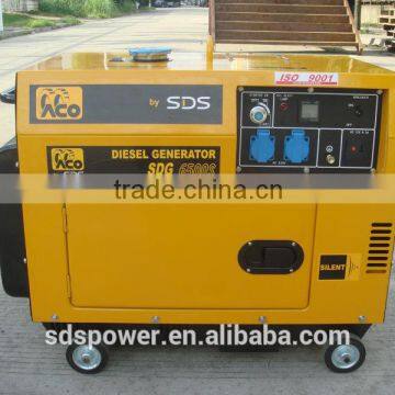 60hz 3.3kw single phase portable silent diesel generator