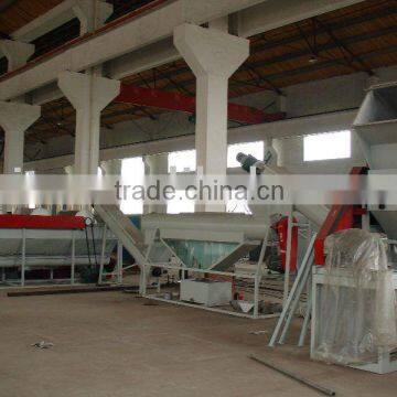 PET bottle flakes recycling line plastic waste recycling line