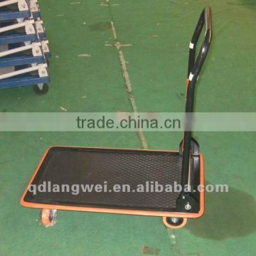 No noise folding flatform hand trolley