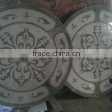 Decoration marble product, marble stone design, water jet marble ancient medallions