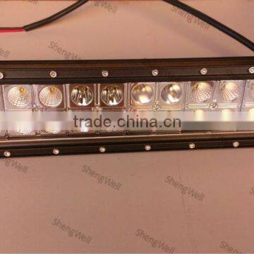 ShengWell CREE led light bar 9--32V DC 72w IP67 offroad led light bar dual row cree led light bar 72w