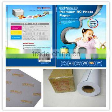 Excellent!!RC photo paper--glossy, wove, satin and rough satin