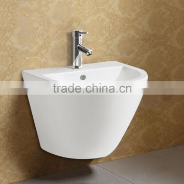 Wall Hung White Glazed Hand Washing CE Wash Basin