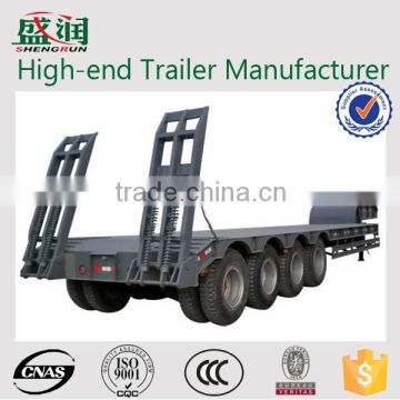 Low loader / low bed truck trailer used to transport crawl equipment