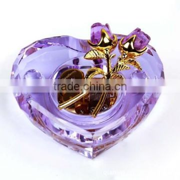 2014 Beautiful Fashion Crystal Music Box