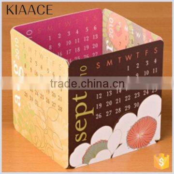 China professional custom desk table 2015 calendars print