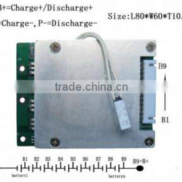 Protect Circuit Module for 28.8V 9S Lifepo4 battery pack LWS-13S15A-072( 9S)