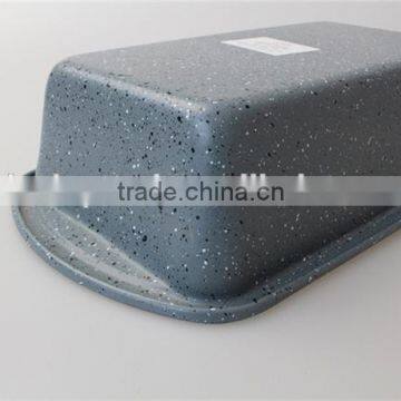 Non-stick Carbon Steel Metal Baking Tray Mould Marble Enamel Coating Loaf Pan photo-4